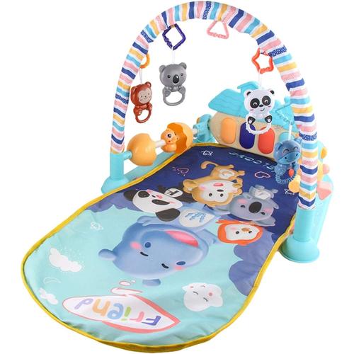 Tapis d'éveil et de gym bébé avec piano multifonction musical