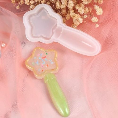 Moule En Résine De Silicone, 9 Styles, Petits Miroirs Magiques, Bricolage, Cristal Époxy, Maquillage, Baguette Magique Pour La Fabrication De Bijoux