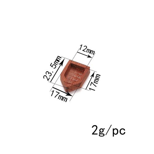 Moules De Géométrie En Bois Massif, Résine Époxy, Cadre En Bois De Rose, Artisanat Pour Placer Un Pendentif Photo Pour Bricolage, Accessoires De Fabrication De Bijoux, 1 Pièce
