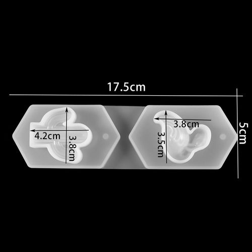 Pendentif Cactus En Silicone Liquide, 1 Pièce, Moule De Décoration En Résine Époxy Uv Pour Bricolage, Bijoux, Accessoires De Fabrication