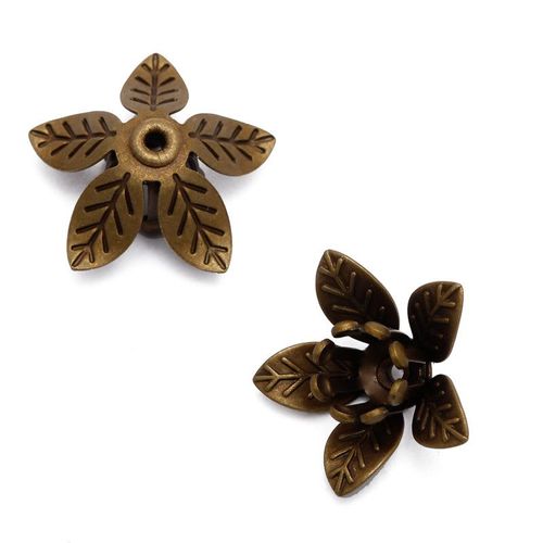20 Pièces 12x7mm Vintage Cuivre Fleurs Réglage Blanc Filigrane Enveloppes Connecteurs Charme Résultats Pour La Fabrication De Bijoux Composants Bricolage