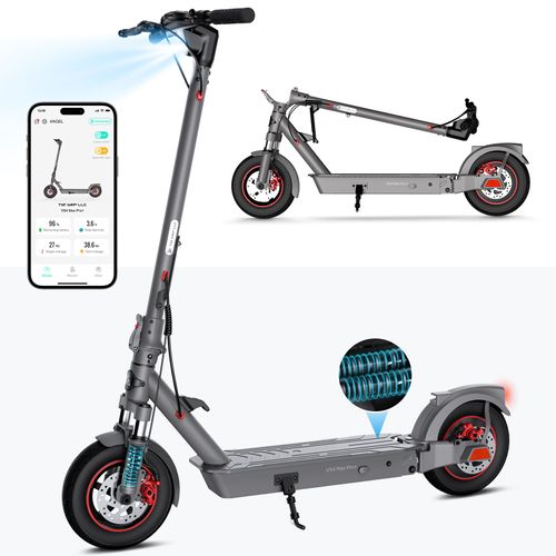 Tst B20 - Trottinette Électrique Tout Terrain, Scooter Pliable - 10" Roues - Moteur 450w - Écran Lcd - Autonomie 42 Km - Adulte