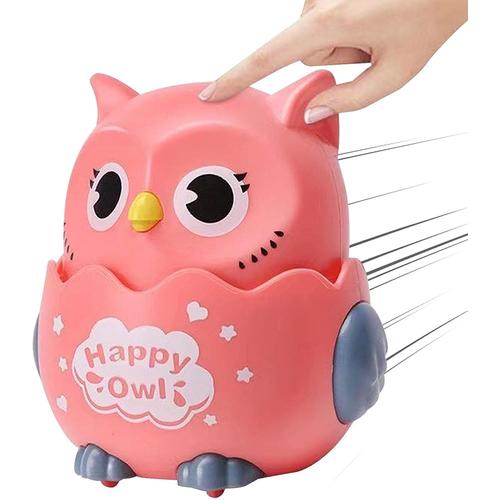 Appuyez Et Allez Jouet, Jouet Hibou Coulissant Creative Press, Jouets Sensoriels Pour Tout-Petits, Jouets De Voyage Pour Bébés Pour Filles Et Garçons, Jouets De Motricité Fine, Cadeaux