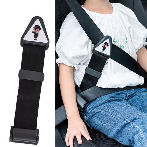 Fixation et réglage de la retenue de la ceinture de sécurité de la voiture  pour enfants, ajusteur de la ceinture de sécurité, anti-AVC, enfants  initiés, garde, structure