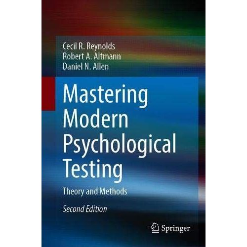 Mastering Modern Psychological Testing