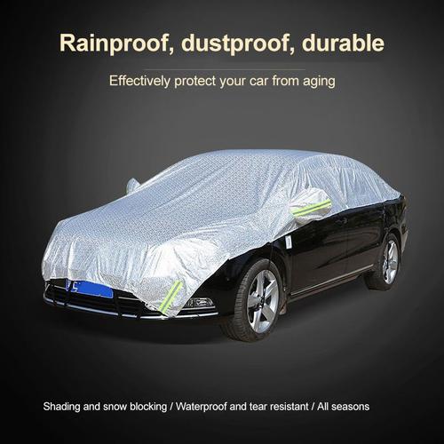 Couverture pare-soleil pour voiture, 3 tailles, imperméable,  anti-poussière, demi-carrosserie, protection contre la neige, livraison  directe
