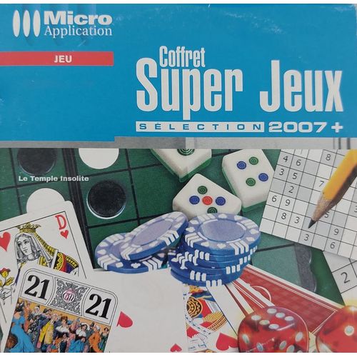 Jeu Pc Micro Application : Coffret Super Jeux Sélection 2007