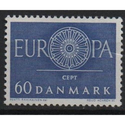 Danemark Timbre Europa 1960