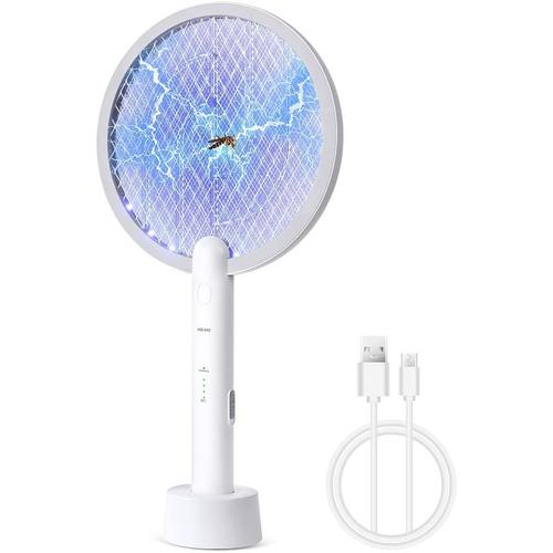 Generic Raquette à moustiques électrique - Anti-Moustique UV Light 3000V à  prix pas cher