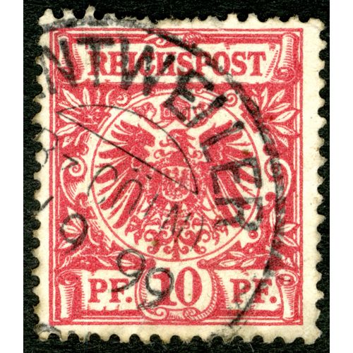 Timbre Oblitéré Reichspost, Pf 10