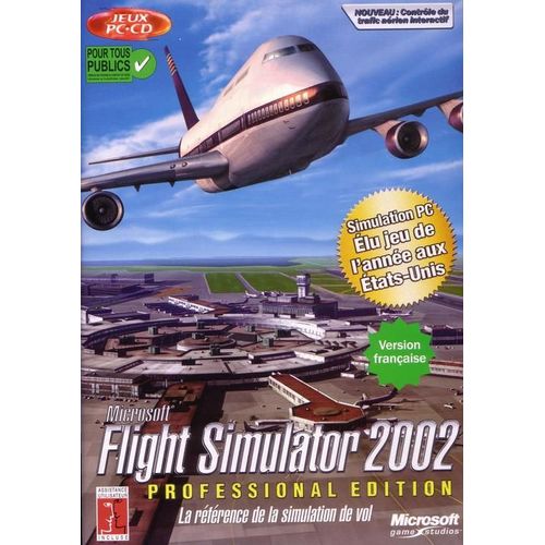 Microsoft Flight Simulator 2002 Professional Edition - Ensemble Complet - Pc - Cd - Win - Français