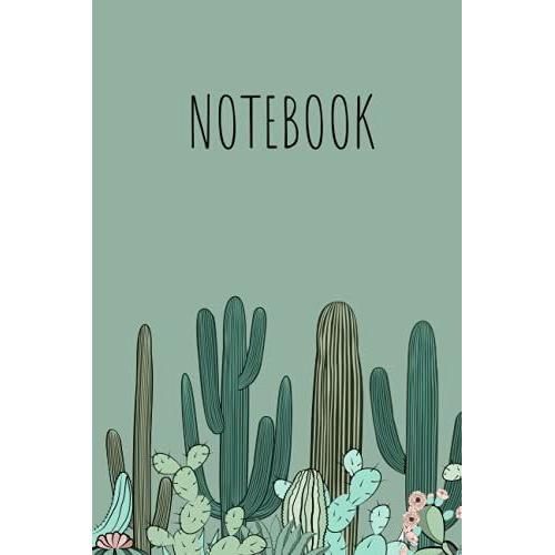 Cactus Journal | Fun And Cute Notebook/Journal | Cream Paper & Matte Print Cover