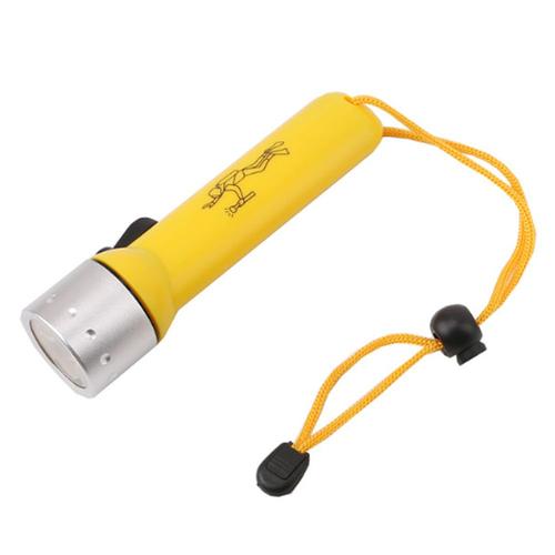 Lampe De Poche De Plongée Super Bright 2000lm Q5 Étanche Flash Sous-Marin Plongée Profonde Snorkeling Led Light Equipment,Orange