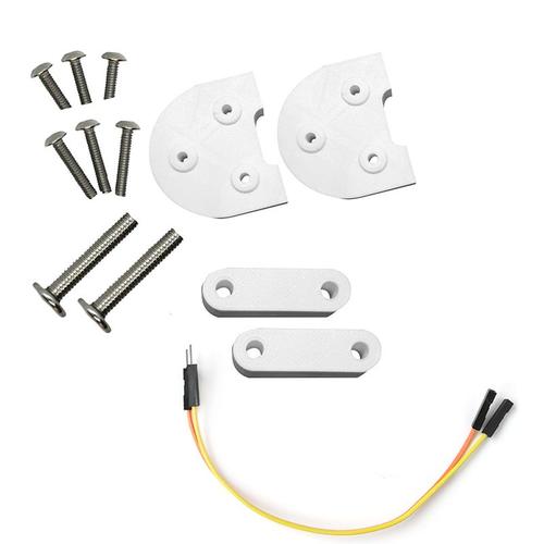 10 Pouces Entretoise De Pneu Arriere Kit Scooter Accessoires Fender Pads Pour Xiaomi M365 1s Pro Pro 2 Scooter Électrique Augmenté Joint, Blanc