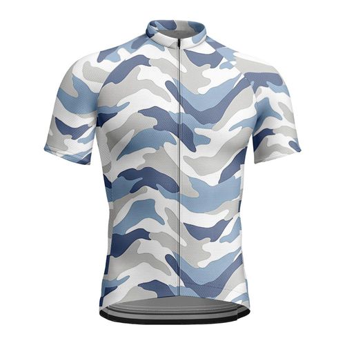 Ensemble De V¿ºtements De Cyclisme Pour Hommes - Maillot De Cyclisme ¿¿ Sec R¿¿Fl¿¿Chissant 3d Bike Top Style De Camouflage