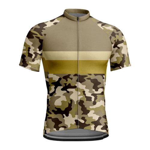 Ensemble De V¿ºtements D'¿¿Quitation ¿¿ Manches Courtes Chemise D'¿¿Quitation 3d Top D'¿¿Quitation Pour Hommes Style De Camouflage