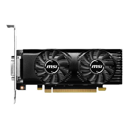 MSI GeForce GTX 1630 4GT LP OC - Carte graphique - NVIDIA GeForce GTX 1630 - 4 Go GDDR6 - PCIe 3.0 x16 profil bas - DVI, HDMI, DisplayPort