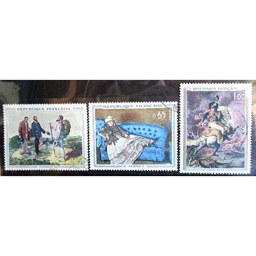 1962. Série Complète F1363;F1364;F1365: Tableaux De Maîtres.