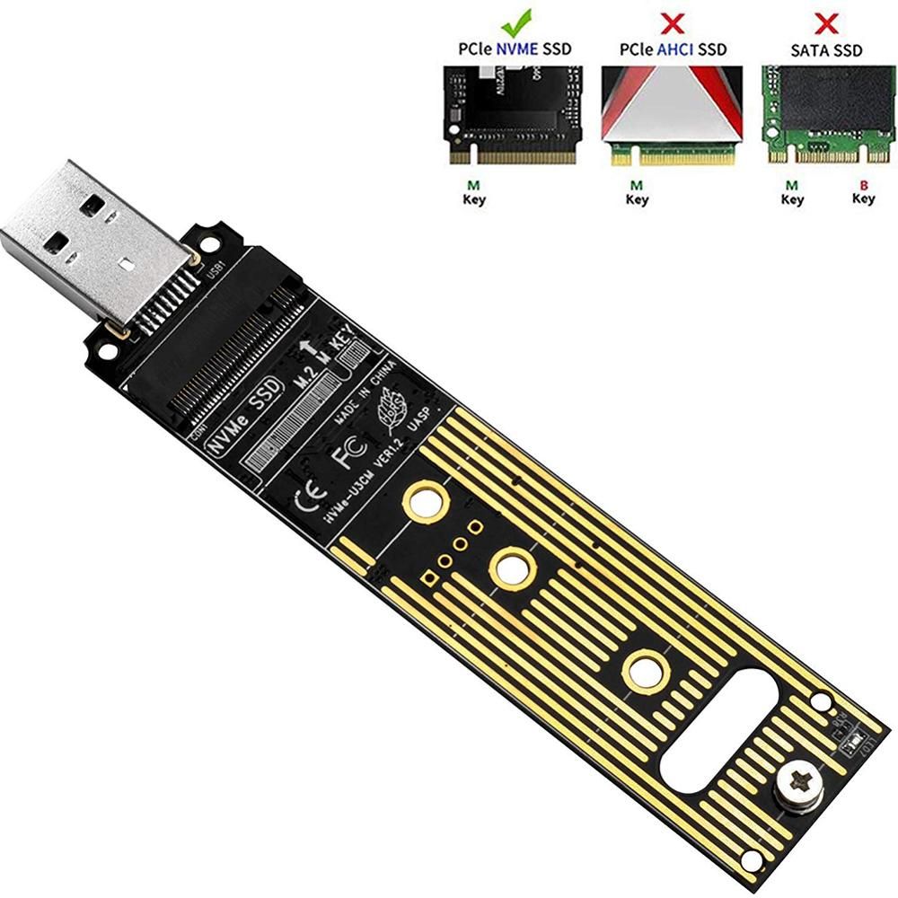 Adaptateur NVME - Adaptateur interne M.2 NVMe vers USB 3.1 S... - 2