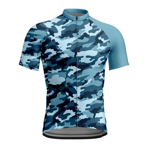 Maillot Cyclisme Homme Manches Courtes Pro + Bib V¿¿Lo Vtt Style De Camouflage
