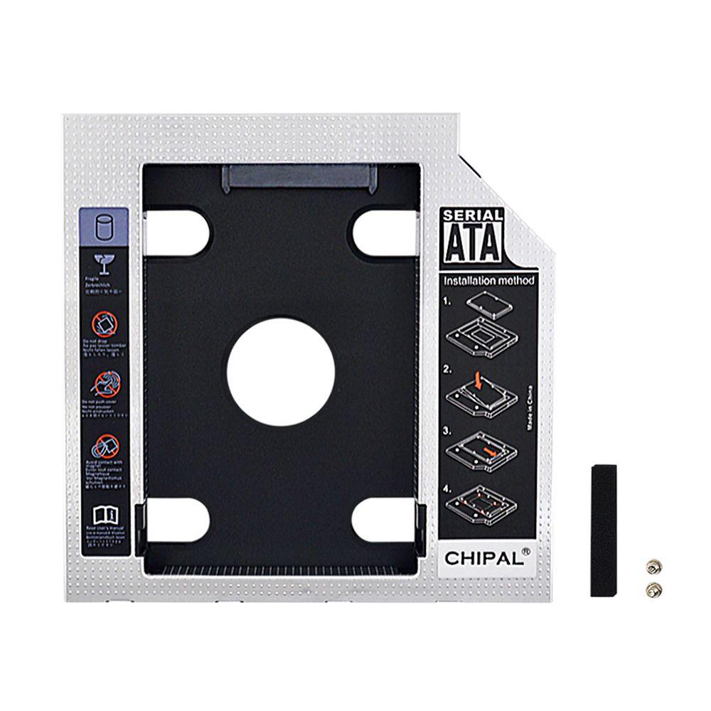 9.5 mm non LED - CHIPAL 2nd HDD Caddy aluminium Optibay SATA...