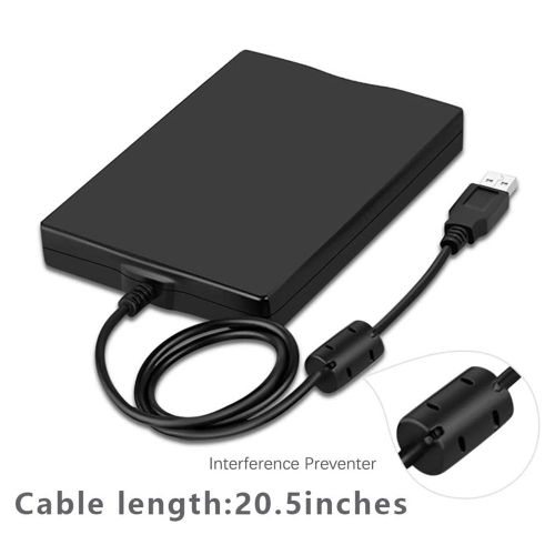 Noir - Disquette Mobile Portable Usb De 3.5 Pouces Fdd, Connexion Plug-and-play, 1.44 Mo, Pour Ordinateur Portable, Notebook