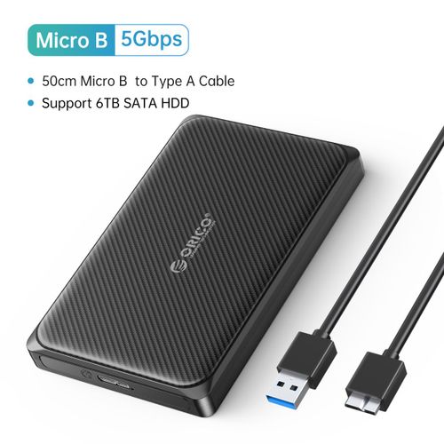 Modèle Usb3.0 - Orico Boîtier De Disque Dur Externe Zelico B, 2.5 Pouces, Sata Vers Usb 3.0, 5gbps Et 6gbps, Pour Pc, Ps5