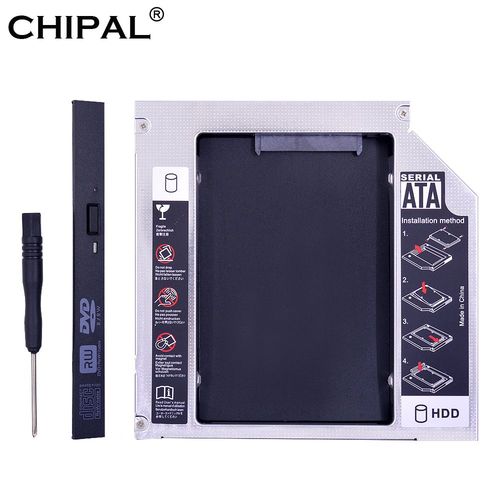 Puce Foxconn Pata Ide Vers Sata 3.0, 12.7mm, 2ème Caddie Pour Disque Dur Ssd De 2.5 Pouces, Boîtier Pour Ordinateur Portable, Optibay