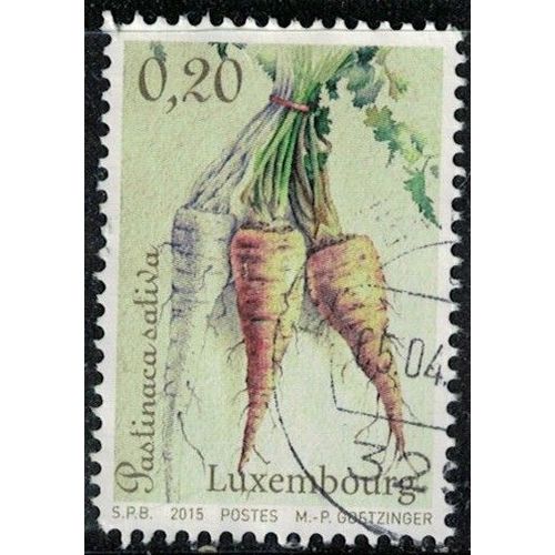 Luxembourg 2015 Oblitéré Used Légume Pastinaca Sativa Panais Y&t Lu 2002 Su
