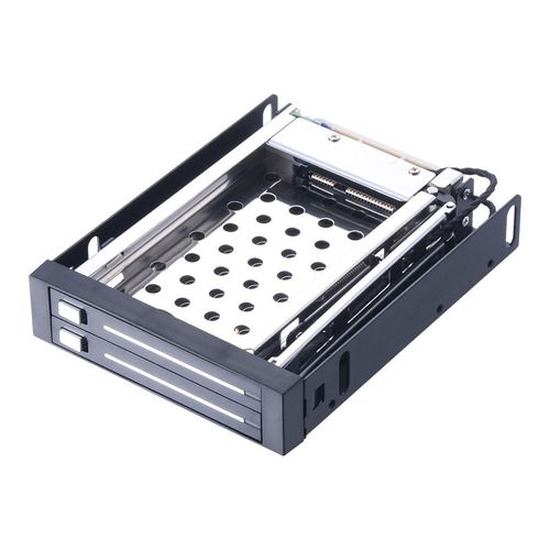 Noir - ST2522 Disque dur interne SSD SATA 2.5 &quot, 2 baies, pour mobile T1, pour périphérique de disquette 3.5&quot