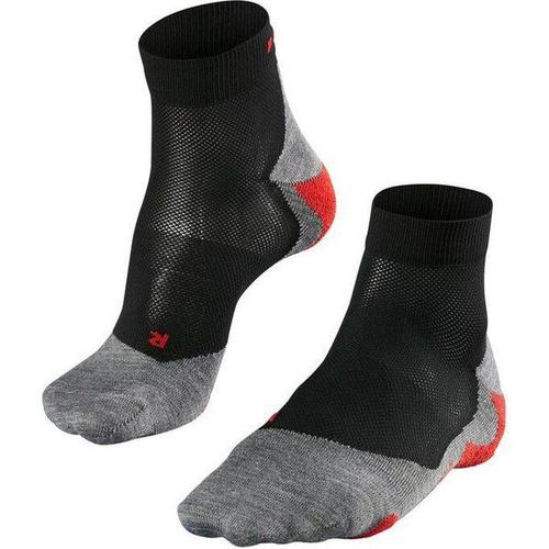 Ru5 Race Short Chaussettes De Running Hommes - Noir , Gris Clair