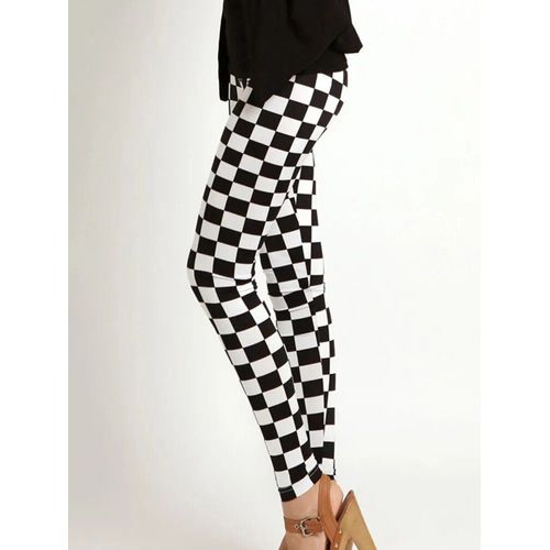 Chsdcsi-Leggings Push-Up À Carreaux Pour Femmes,Pantalons D'entraînement,Exercice Ingent,Imprimé Grille,Fitness,Fjhot