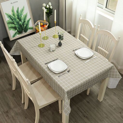 Nappe A Carreaux En Pvc Tapis De Table Étudiant Nappe Nordique Napp...