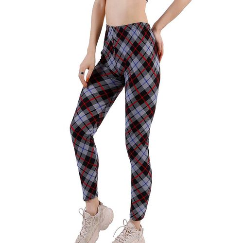 Chsdcsi-Leggings Push-Up À Carreaux Pour Femmes,Pantalons D'entraînement,Exercice Ingent,Imprimé Grille,Fitness,Fjhot