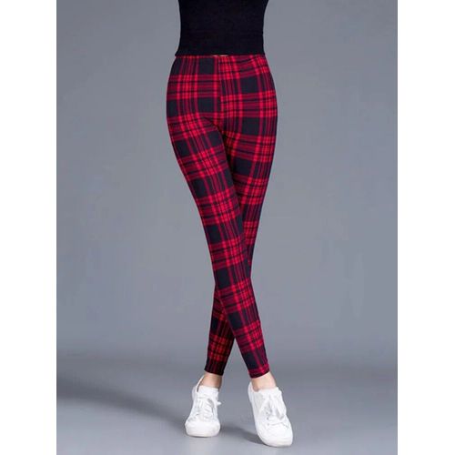 Chsdcsi-Leggings Push-Up À Carreaux Pour Femmes,Pantalons D'entraînement,Exercice Ingent,Imprimé Grille,Fitness,Fjhot