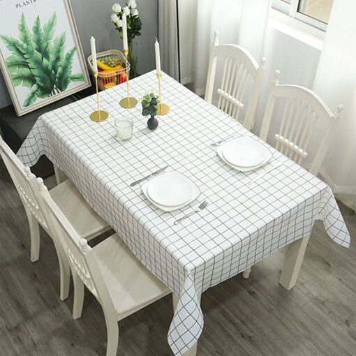 Nappe A Carreaux En Pvc Tapis De Table Étudiant Nappe Nordique Napp...