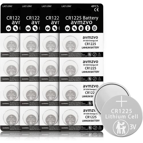 CR1225 Lot de 16 Piles Bouton au Lithium CR1225 3 V