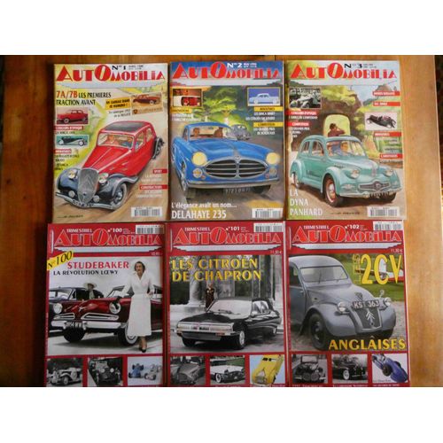 Automobilia, Collection Complète, 89 Magazines