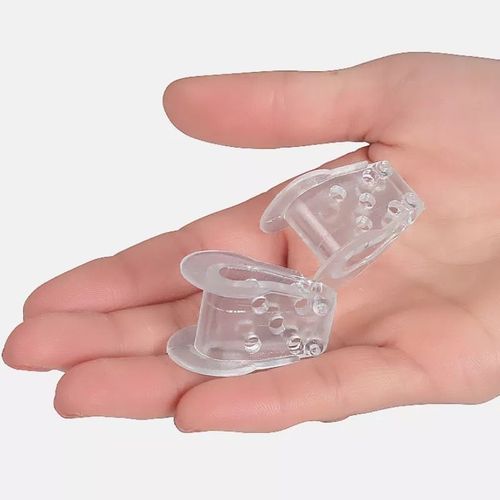 2pcs = 1pair Hot Toe Orthosis Clip Pads Big Foot Bone Care Tools Splitter Thumb Hallux Valgus Bunion Correcteur De Recouvrement Splitter - Type Hf275-Transparent