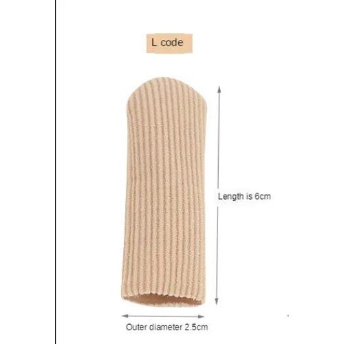 Coussinets De Pied En Tissu,Séparateur De Tube De Doigt Et D'orteils,Correcteur De Pédicure,Dissolvant De Callosités De Maïs,Soulagement De La Douleur Des Mains,Outil De So - Type Skin Color Size L 