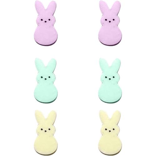 Boucles D'oreilles Lapin | Boucles D'oreilles Lapins En Acrylique,Boucles D'oreilles Pendantes Avec Crochets, Panier De Pâques Présent Joli Cadeau De Bijoux