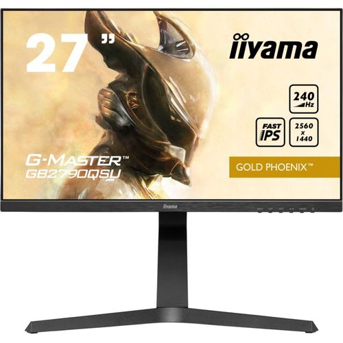 iiyama G-MASTER GB2790QSU-B1 - Écran LED - 27" - 2560 x 1440 WQHD @ 240 Hz - IPS - 400 cd/m² - 1000:1 - 1 ms - HDMI, DisplayPort - haut-parleurs - noir, mat