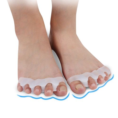 Mathiateur D'orteils De Protection,2 Pièces = 1 Paire,Outil De Soin,Adapté À La Ration Des Oignons,Matériau En Gel Souple,Lisseur,Entretoises,Civières - Type White For Adult