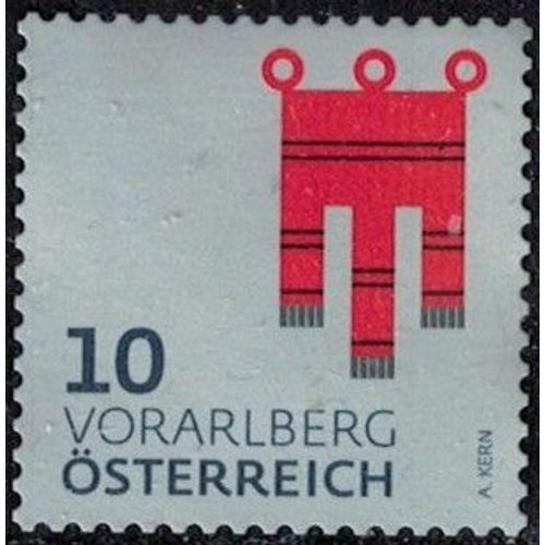 Autriche 2018 Used Coat Of Armes Armoiries Vorarlberg Y&t At 3228 Su