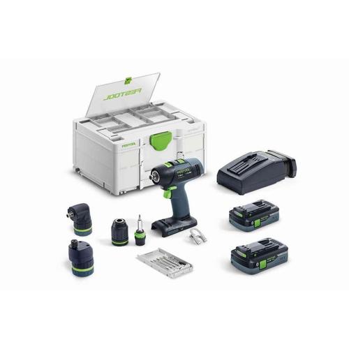 Perceuse visseuse sans fil T 18+3 HPC 4.0 I-SET - FESTOOL - 577609