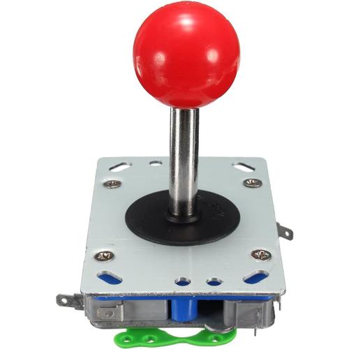 Classique 4/8 Façon Arcade Jeu Joystick Boule Zippy Joy Stick Long Manche - Rouge