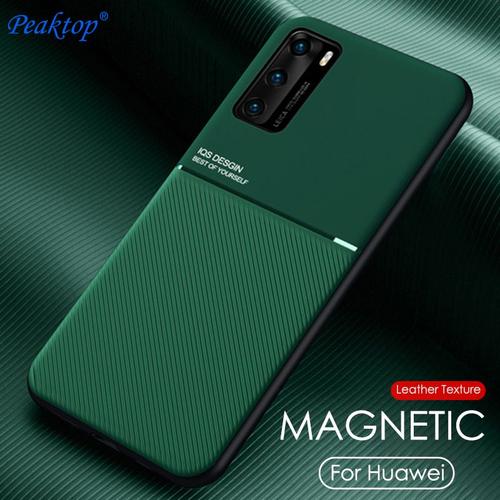 Coque Magnétique En Cuir Mat Étui Pour Huawei P30 P40 P20 Pro P10 Plus Mate 20 10 Lite Honor 20 Pro 10 9 8 Lite 9x 8x P Smart Z