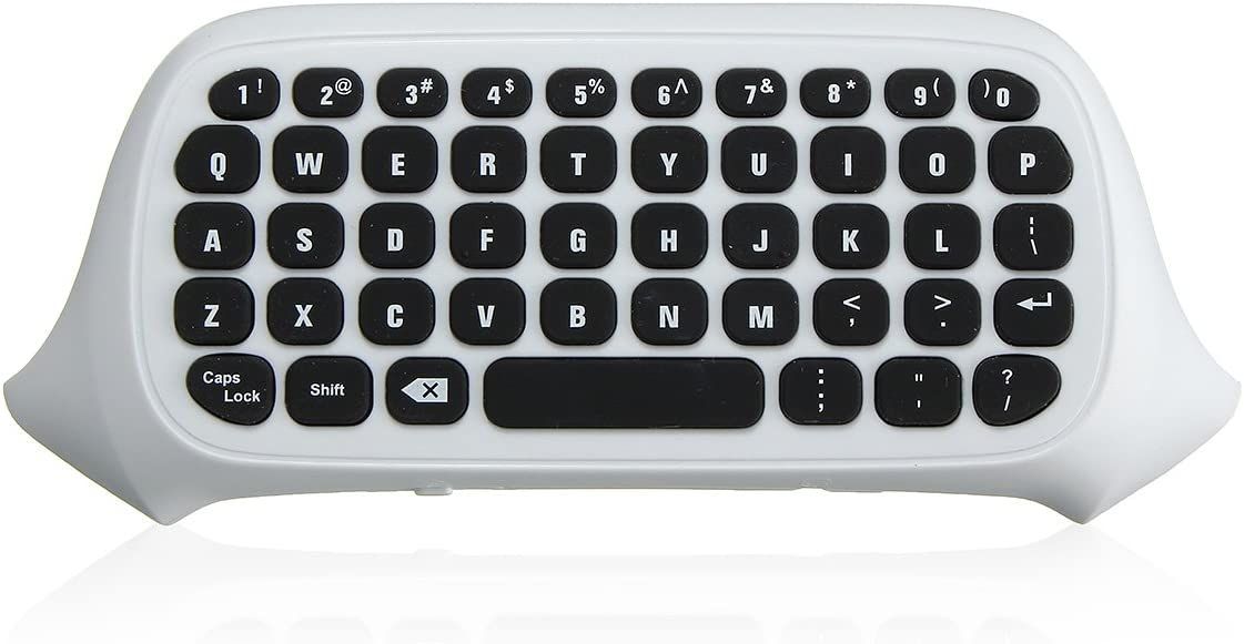 Keypad De Clavier De Chatpad De Message Sans Fil Blanc De 2.4g Pour Le Contrôleur De Xbox One S