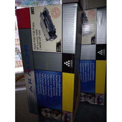 Lot de 2 cartouche compatible Armor l26 noir  Hp laserjet 4000 Canon LBP 1760