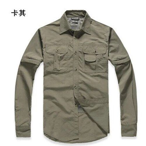 Chemise De Randonnée À Séchage Rapide Pour Homme,Chemise Respirante,Marque De Plein Air,Perfect,Upf50 +,Été,Randonnée,Camping,Pêche,2016